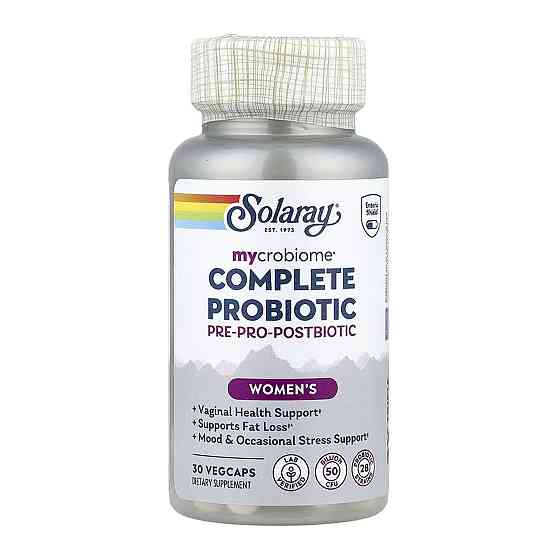 Пробіотик для жінок Solaray Complete Probiotic Women's 30 вег капс Київ