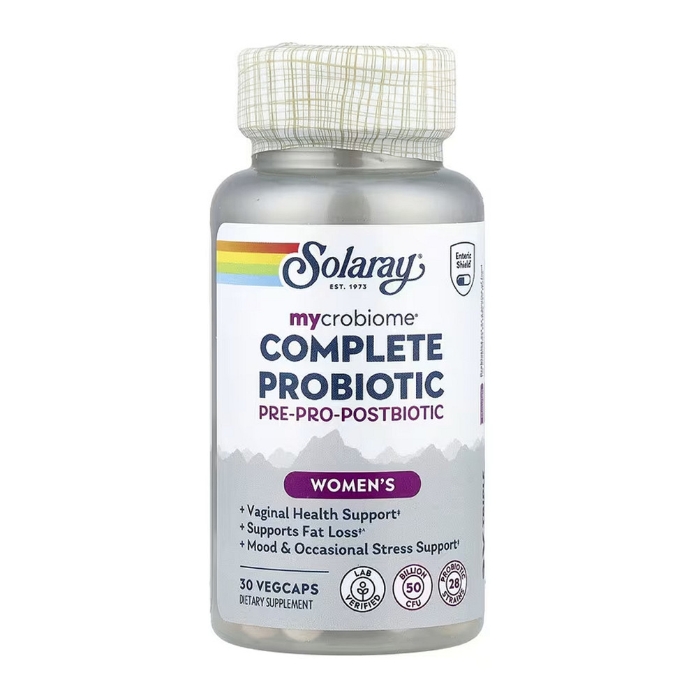 Пробіотик для жінок Solaray Complete Probiotic Women's 30 вег капс Київ - фото 3