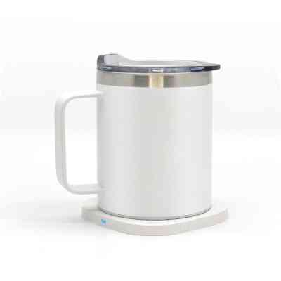 Термокружка TheGeneral з підігрівом та бездротовою зарядкою ThermoHub 15W з LED індикатором біла (40021321-08) Вінниця