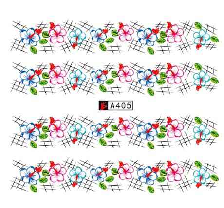 Водные наклейки для ногтей А405 Киев