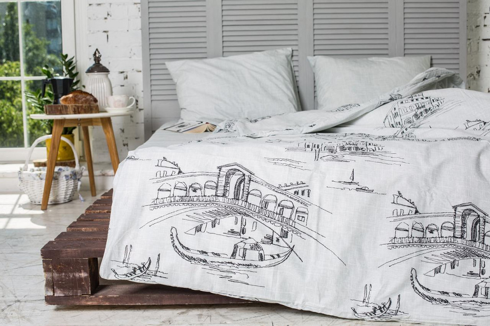 Ecotton Комплект постільної білизни Ecotton двоспальний Сімейний 150х215 см білий Місто Київ - фото 1