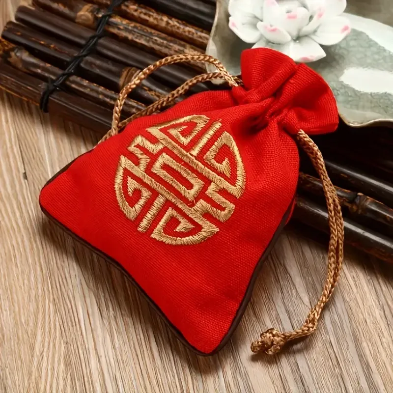 Чорний мішечок із символом «Фу» — для зберігання амулетів, рун, прикрас і магічних інструментів Київ - фото 3