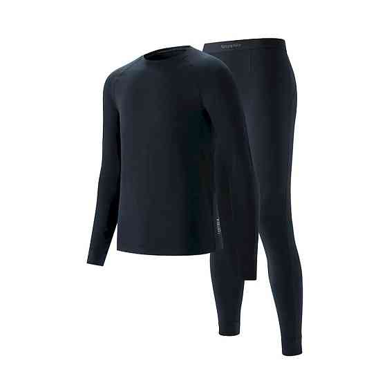 Комплект термобілизни чоловічої Naturehike NH22NY001, демісезон, розмір XXL, чорний Киев