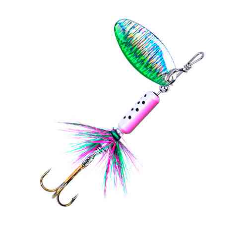 Блесна вертушка вращающаяся 4г цветная блестящая 3 крючка Винница