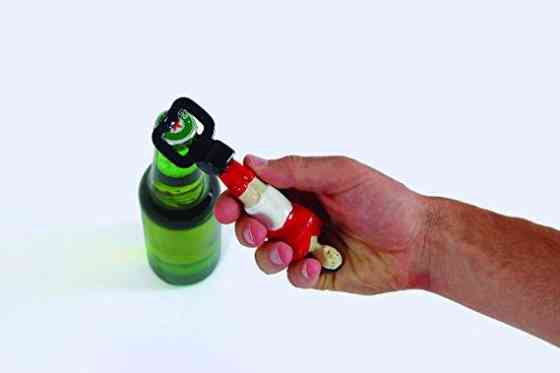 Открывалка для бутылок Foosball, красная Ровно