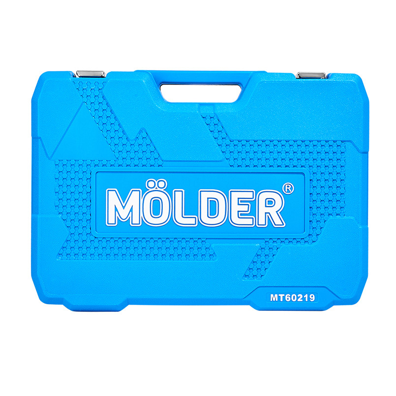 Професійний набір інструментів в кейсі Molder 1/2", 1/4", 3/8" 72Т, CR-V, 219од. Львів - фото 12
