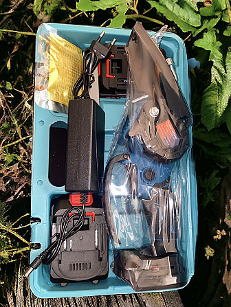Акумуляторна ланцюгова міні-пила 8'' 203 мм 2акб 24V Chain Saw DOMOTEC 8488 PT Київ - фото 8