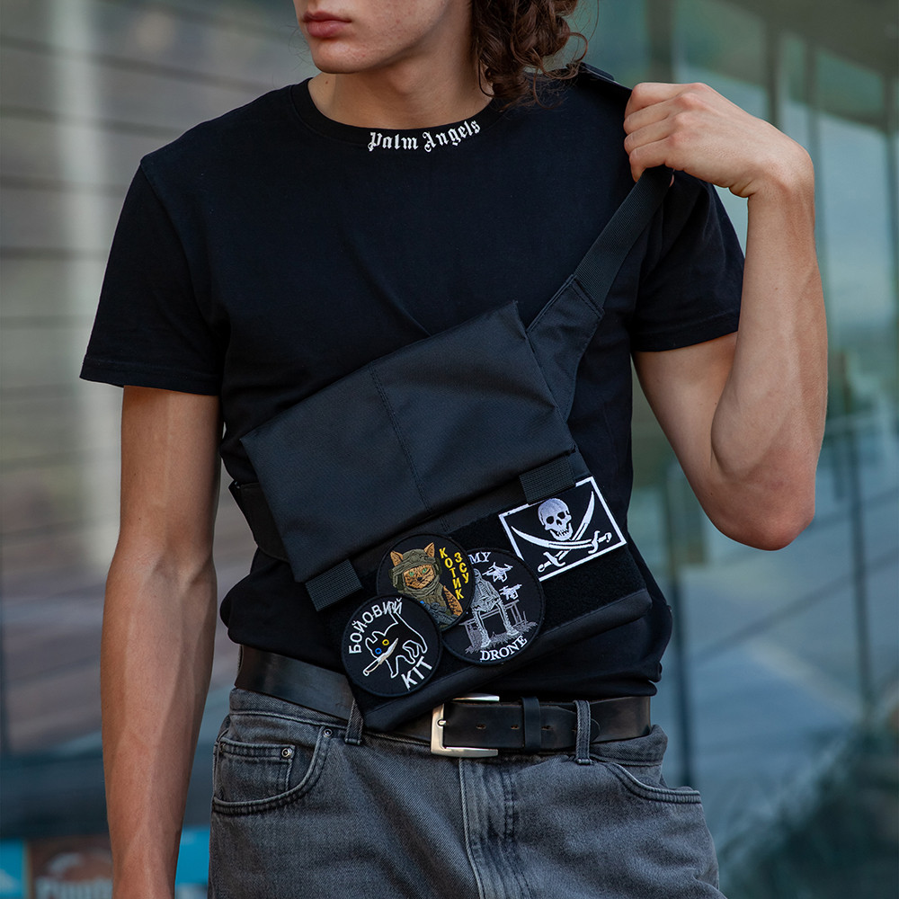 Сумка розвантажувальна тактична нагрудна, Чоловіча сумка через плече нагрудна чоловіча CP-67 Львів - фото 13