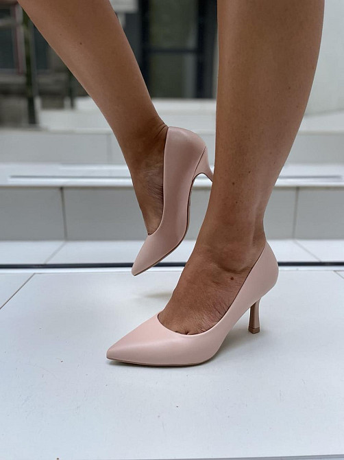 Seastar Туфлі жіночі SEASTAR пудра еко-шкіра каблук 8см (NF-70P 4602) Коломия - фото 4