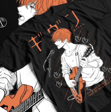 Футболка для мальчика аниме Аниме Гивен Сато Мафуйу оверсайз (рост от 165 до 180 ) Черний AnimeJ0761m Днепр