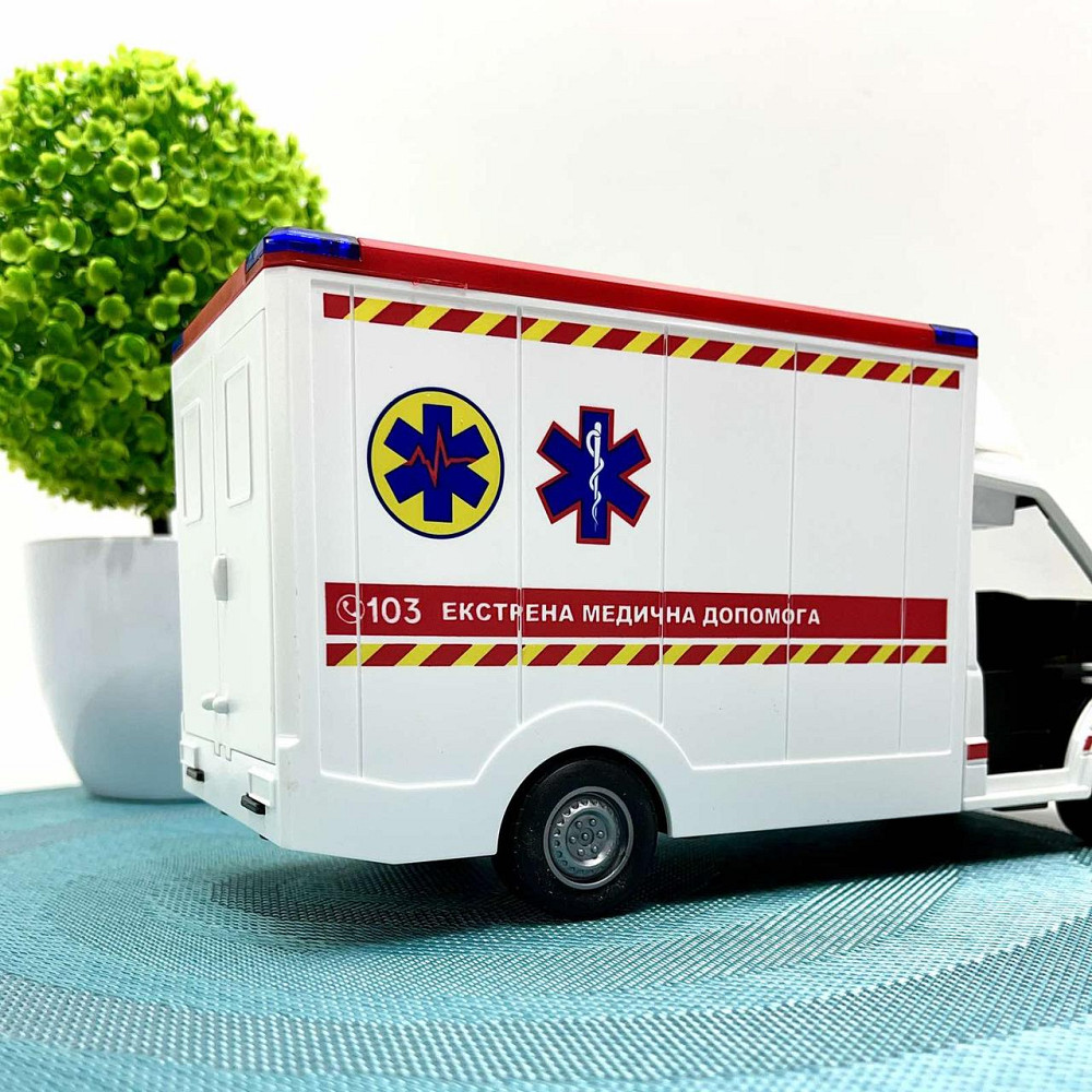 Машина Швидка допомога Авто Експерт відкриваються двері та дах звук пісні інерція Біла (97569) Чернігів - фото 2