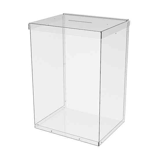 Ящик EKOSTAR без замка для пожертвований и сбора денег 250x200x360. Объем 18 литров Киев