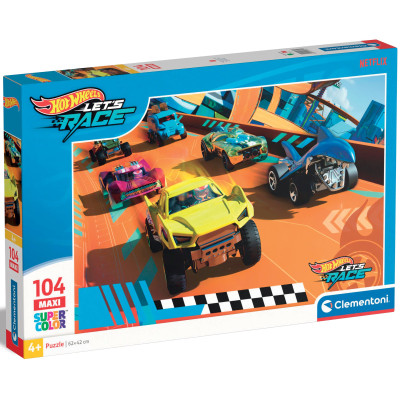 Пазл Clementoni Hot Wheels серия MAXI, 104 элемента (25762) Винница - изображение 1