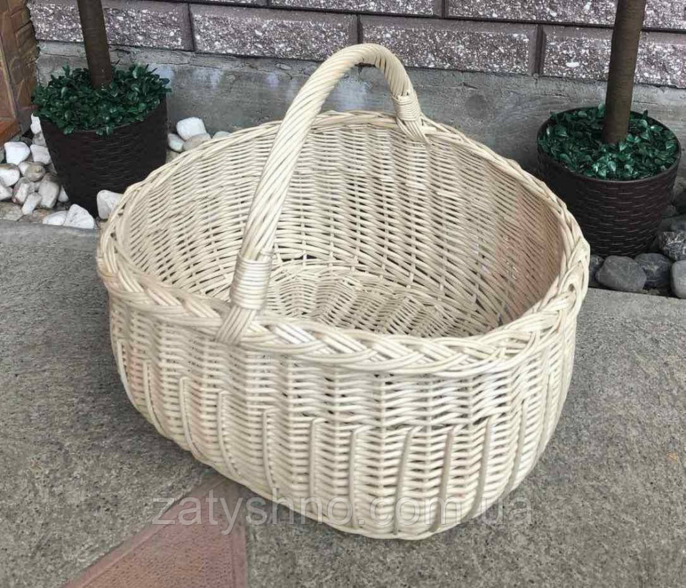 Корзина пасхальная  вместительная белая Киев - изображение 3