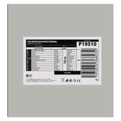 Мережевий подовжувач EMOS катушка 4 роз., 10 м (P19510) Вінниця