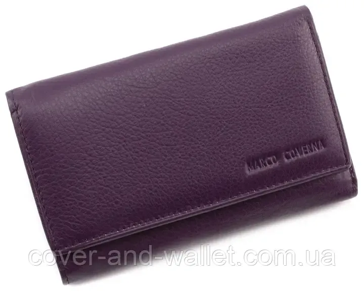 Невеликий жіночий гаманець фіолетового кольору на магнітах Marco Coverna MC 1418 Київ - фото 1