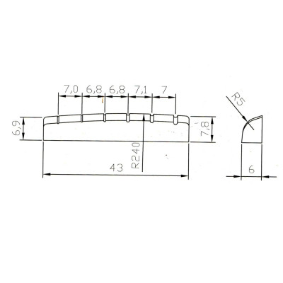 Поріжок для гітари Paxphil NT014 Black Вінниця - фото 3