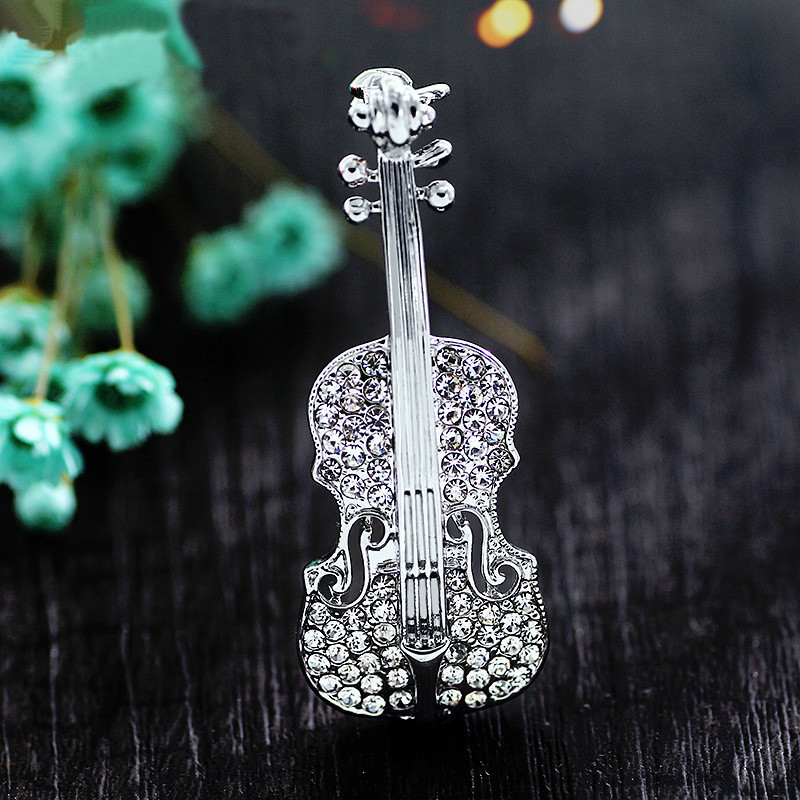 Брошка жіноча Скрипка Київ - фото 1