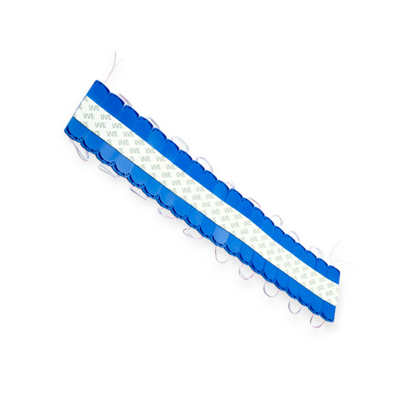 Модуль 12V Синій 6 SMD 2835 1, 2W 6D лінза (20шт) світлодіодний Мукачево - фото 1