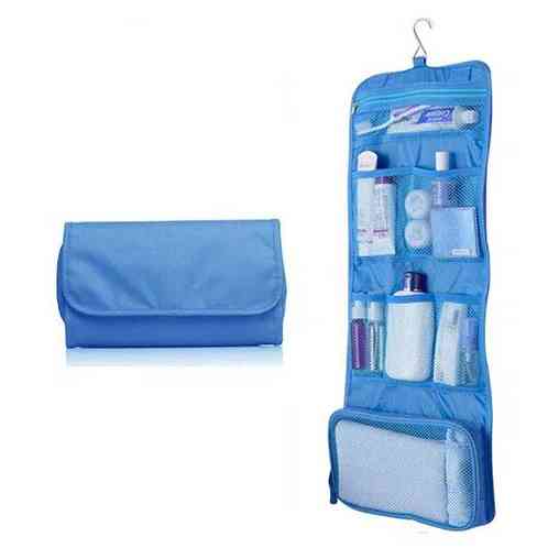 Органайзер дорожный сумочка косметичка Travel Storage Bag. Цвет: синий VF-89 Львов