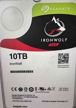Новий Жуйкий диск Seagate Iron Wolf NAS 10.0TB. Київ