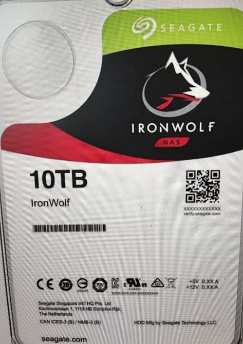 Новый Жестокий диск Seagate Iron Wolf NAS 10.0TB. Киев - изображение 2