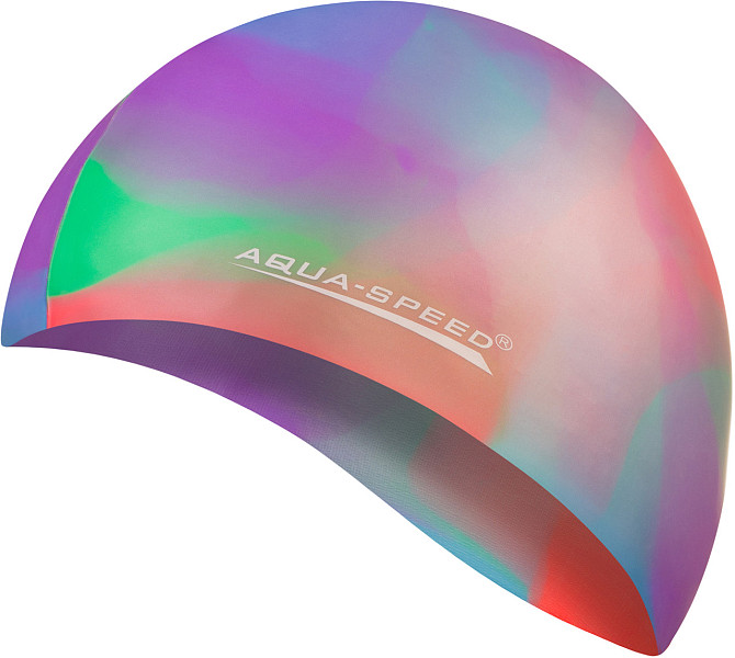 Шапочка для плавания Aqua Speed BUNT113 (purple) Вишнёвое - изображение 9
