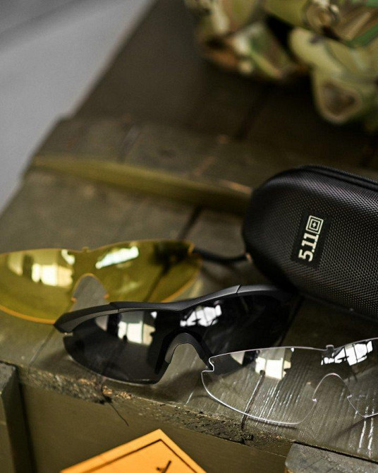 Тактические очки 5.11 черные НП5005 Одесса - изображение 7