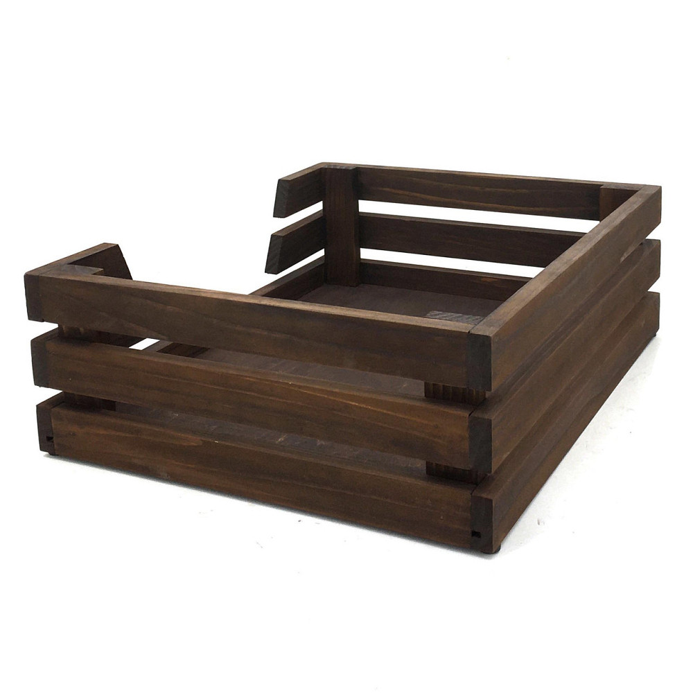 Лежак деревянный для собаки 