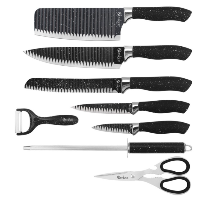 Набір ножів UNIQUE UN-1831 8 предметів нержавіюча сталь Одеса - фото 6