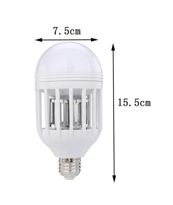 Світлодіодна лампа-ловушка для комах Zapp Light 9W LED, знищувач комарів і нічник, безпечна у використанні Одеса - фото 6