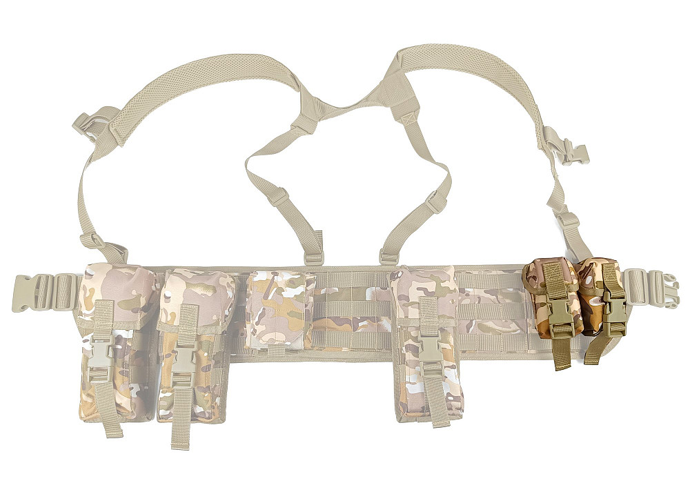 Підсумок гранатний подвійний Multicam Arid (степовий) (MOLLE, підсумок для гранат на розгрузку, жилет, РПС) Коломия - фото 3