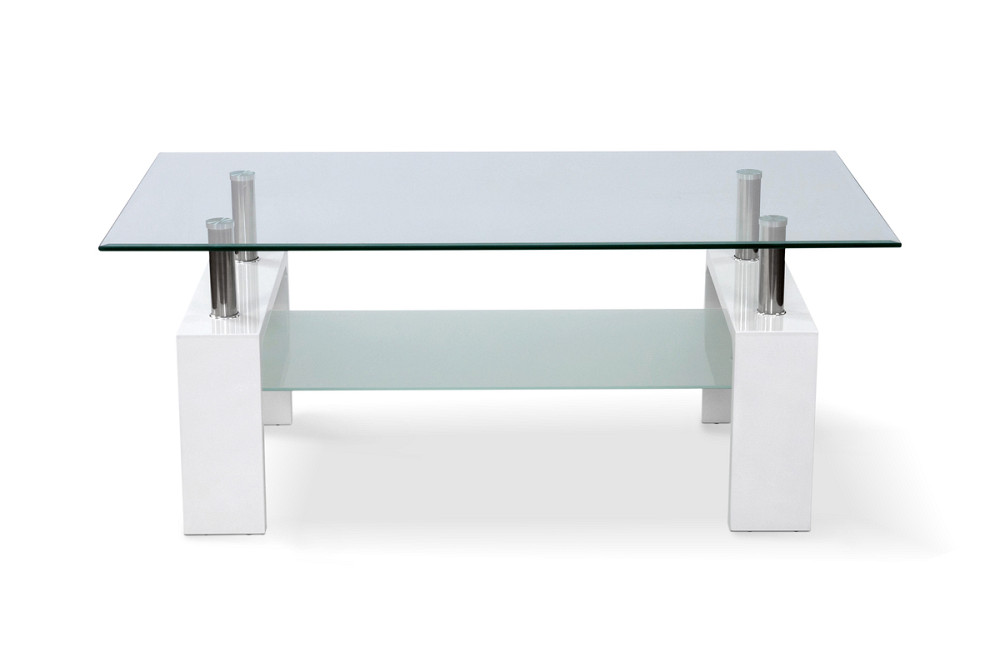 Стіл журнальний Кватро XS-3021, білий Киев - изображение 1