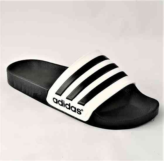 Шльопанці Капці Adidas Сланці Адідас Білі Жіночі Чорні (розміри: 36,37,38) Дніпро