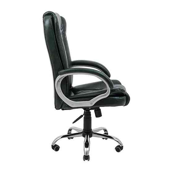 Офісне крісло керівника Richman California Хром M3 Multiblock Темно-зелений Дніпро