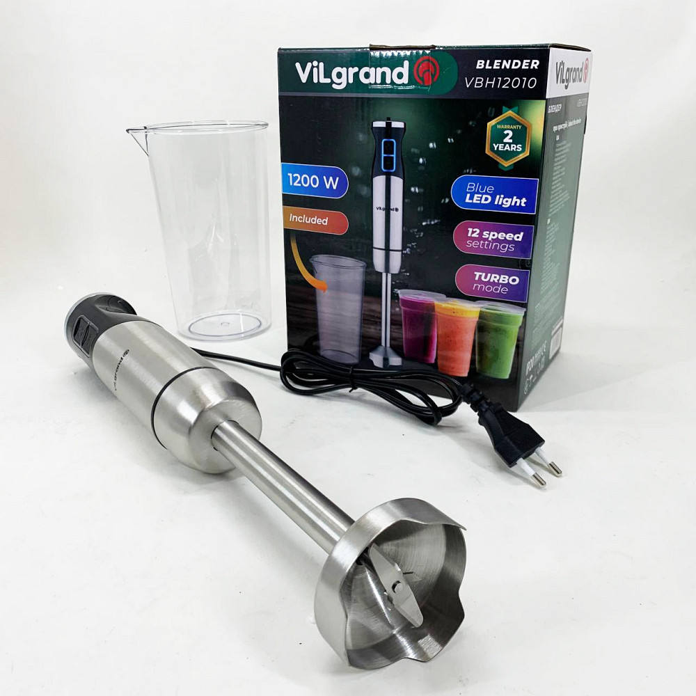 Маленький блендер VILGRAND, Блендер електричний для смузі, Блендери кухонні для дитячого пюре PV-50 Київ - фото 5