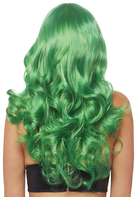 Хвиляста перука Leg Avenue Misfit Long Wavy Wig Green, довга, реалістичний вигляд, 61 см Sex Aura Київ - фото 2