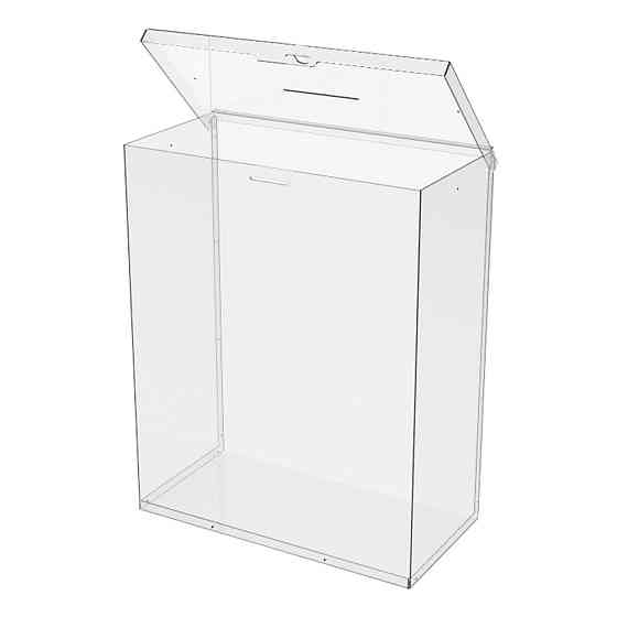 Ящик EKOSTAR с замком для пожертвований и сбора денег 400x205x500. Объем 41 литр Киев