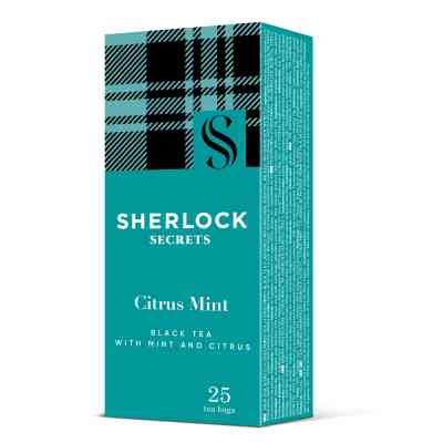 Чай Sherlock Secrets Citrus Mint чорний 25х2 г (shs.01138) Вінниця