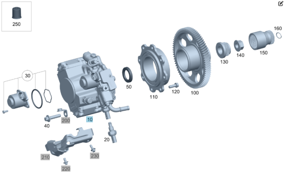 Mercedes-Benz  A6510702701 ТНВД для двигуна OM651 Одесса