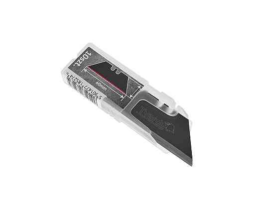 Леза трапецієвидні "Tvardy" 60x19x0,6 мм SK2H чорні (10 шт.) Киев