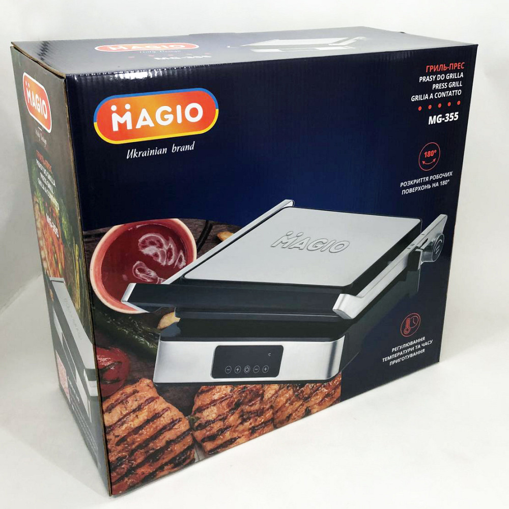 Гриль прижимной рифленый, Профессиональная электрическая бутербродница, Гриль двухсторонний контактный EU-22 Львов - изображение 3