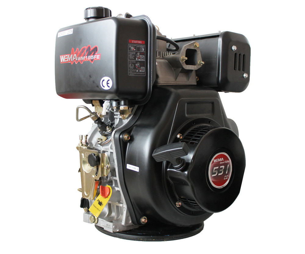 Двигатель дизельный WEIMA WM195FE (15 л.с., вал под шпонку 25 мм) Харьков - изображение 3