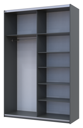 Шафа-купе двохдверна Doros G-Caiser 160х60х240 см Графіт (DRS-011035) Дніпро