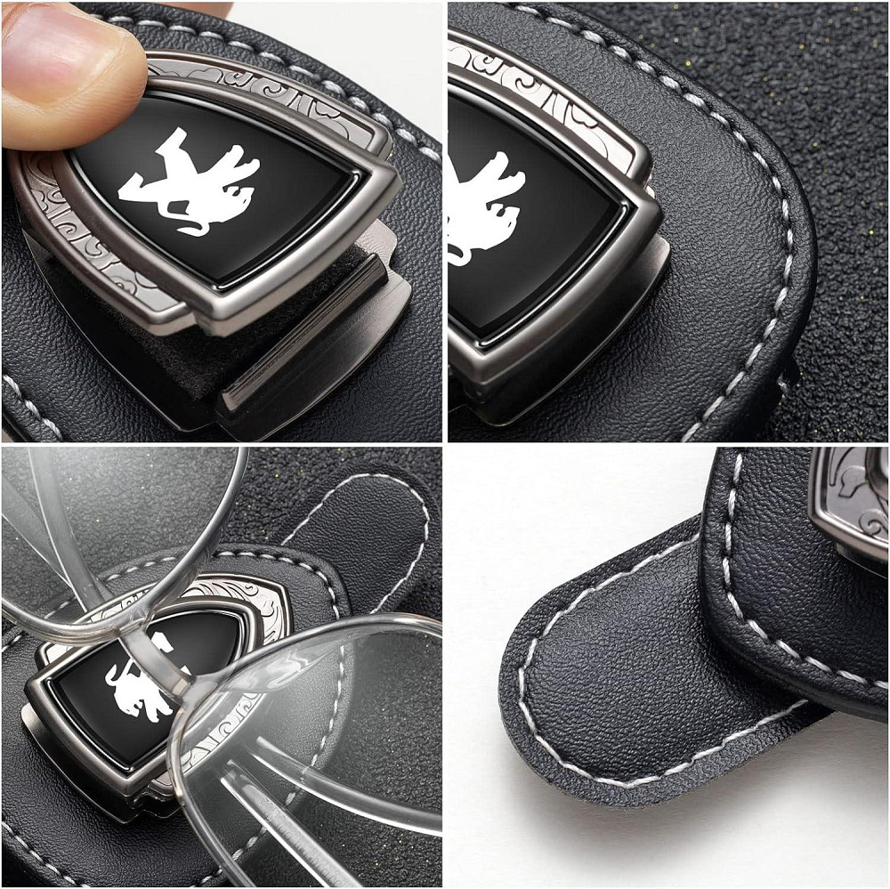 Автомобільний тримач, кліпса на сонцезахисний козирок для окулярів, карток з емблемою Peugeot Луцьк - фото 5