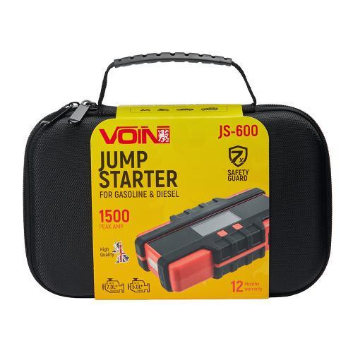 Пуско-зарядний пристрій VOIN JS-600 12000mAh 44,4Wh 12V START 300A/600A з ліхтарем Харків - фото 12