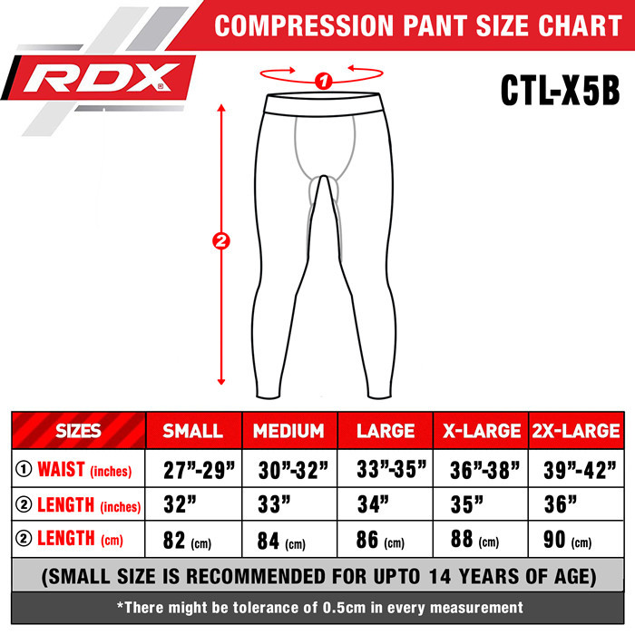 Штани компрессійні RDX Lycra Black S Київ - фото 6