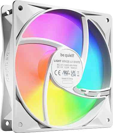 Вентилятор be quiet! Light Wings LX 120mm PWM 3-Pack White (BL122) ( 27664 ) Харьков