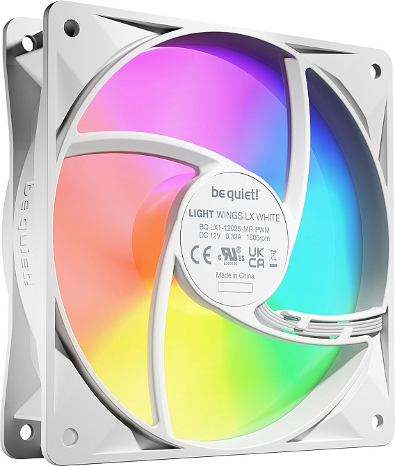 Вентилятор be quiet! Light Wings LX 120mm PWM 3-Pack White (BL122) ( 27664 ) Харьков - изображение 2