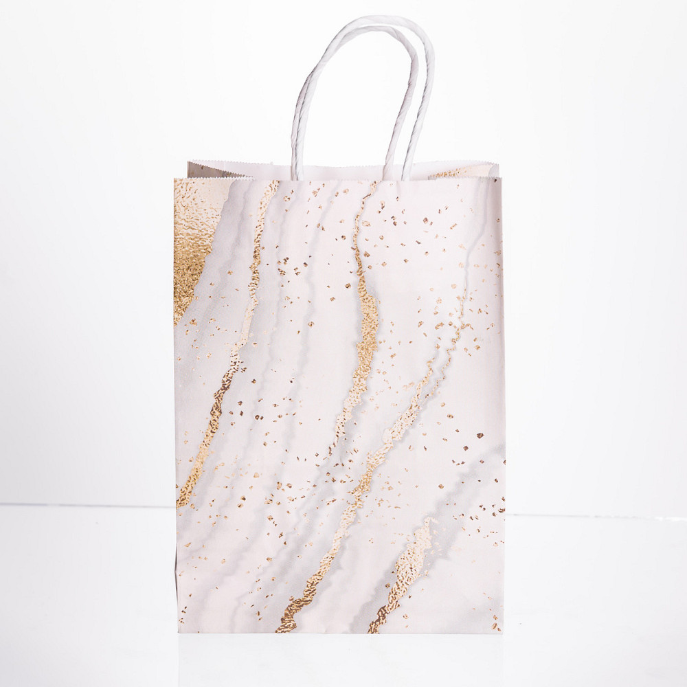 Набір подарункових пакетів з паперу 12 шт, білий Київ - фото 1